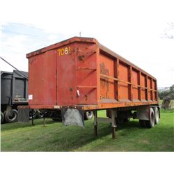 DUMP TRAILER FRAME, VIN/SN:643215782 - T/A, 26'. 11R24.5 TIRES (COUNTY OWNED)