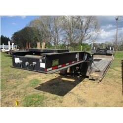 2006 WITZCO RG60 DETACHABLE LOWBOY TRAILER, VIN/SN:1W8A11G4465000510 - TRI-AXLE, 60 TON, NGB, 15' WE