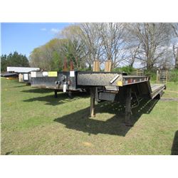2011 HAUL ASS LB35-T LOWBOY TRAILER, VIN/SN:5JYLB3526BA110715 - T/A, 45' LEGNTH, 102" WIDE, DOVE TAI