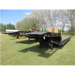 2000 WALLACE SALB35-2 LOWBOY TRAILER, VIN/SN:SALB3527000980192 - T/A, SLIDING AXLE, 53" LENTH, 102" 