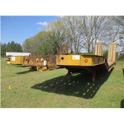1991 CLARK CLBT35 LOWBOY TRAILER, VIN/SN:1CD2L4726MA004231 - T/A, 48' LENGTH, 120" WIDTH, DOVETAIL R