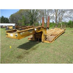 HYSTER LOWBOY TRAILER, - T/A, GROUND BEARING, 20' WELL, 96" WIDTH, 10.00R15 TIRES