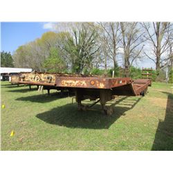LOWBOY TRAILER, - 36' LENGTH, 108" WIDE, MOTOR GRADER RAMPS, DOVETAIL RAMPS