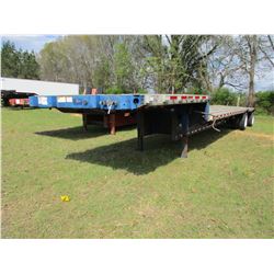 2003 GREAT DANE STEP DECK TRAILER, VIN/SN:1GRDM90263M012801 - T/A, 45' X 96 , SPREAD AXLE, 255/70R22