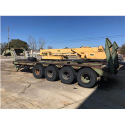 CONSOLIDATED DIESEL ELECTRIC 100T LOWBOY, VIN/SN:2330-00-089-7265 - QUAD AXLE, FIXED NECK, 445/65R19