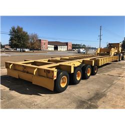 1975 TALBERT LOWBOY, VIN/SN:CR882 - 200 TON, 56'-7" LENGTH, 16'-4" NECK LENGTH, TALBERT TRUNNION SUS