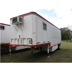 1973 KENTUCKY OFFICE TRAILER, VIN/SN:46962 - S/A, 32' LENGTH, AC UNIT, BARN DOOR, 11R22.5 TIRES (UTI