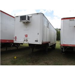 1971 DORSEY OFFICE TRAILER, VIN/SN:91425 - 32' LENGTH, AC UNIT, BARN DOOR, 11R22.5 TIRES (UTILITY CO