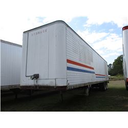 VAN TRAILER, - T/A, 45' LENGTH, ROLL UP DOOR, 11R22.5 TIRES