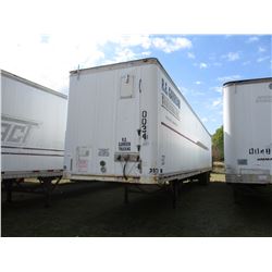 1996 TRAILMOBLIE VAN TRAILER, VIN/SN:1PTG1JAH6T6003718 - T/A, 53', 285/75R24.5 TIRES, ALUM DISC WHEE