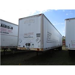 1994 WABASH VAN TRAILER, VIN/SN:1JJV482T1RL232092 - T/A, 53', 285/75R24.5 TIRES, ALUM DISC WHEELS