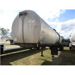 1972 FRUEHAUF TEH-F2-R HOT ASPHALT TRAILER, VIN/SN:OMP592101 - T/A, FRAMELESS, 11R24.5 TIRES