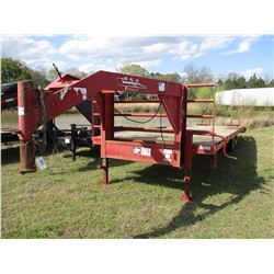 B & A 8.529GNTT GOOSENECK TRAILER, VIN/SN:1B9FG292671711185 - T/A, 30' LENGTH, 102  WIDTH, DOVE TAIL