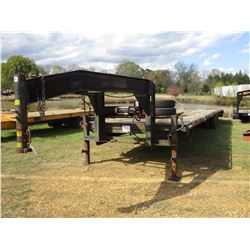 T/A GOOSENECK TRAILER, - 8'X36', 4' DOVETAIL, 235/85R16 TIRES