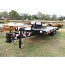 2017 TRAILKING TK24LP TAG TRAILER, VIN/SN:1TKC029Z0HR054511 - T/A, 24' LENGTH, 102" WIDTH, DOVETAIL,