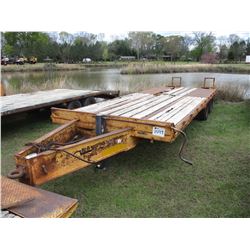 1994 MCELRATH 82510T-A TAG TRAILER, VIN/SN:1M9FE2523R1284590 - 25', 96" WIDTH, DOVE TAIL, RAMPS, AIR