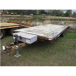 VIKING UTILITY TRAILER, VIN/SN:1038231 - 20', T/A, 7.5' WIDE, 4' DOVETAIL, 225/75R15 TIRES