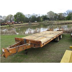 1991 HEAVY DUTY DPV23VA TAG TRAILER, VIN/SN:42EDPHT25X1001598 - 24 TON, 8'X15' DECK, 5' BEAVER TAIL,