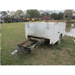 SHOPBUILT TRAILER W/SERVICE BODY, - 265/75R16 TIRES