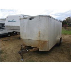 COVENANT ENCLOSED TRAILER, - 78" WIDE, 205/17.5D15 TIRES