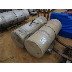 (2) ALUMINUM FUEL TANK