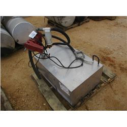 ALUMINUM FUEL TANK W/12 VOLT PUMP