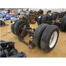 TRAILER AXLE W/TANDEM WHEEL/TIRES