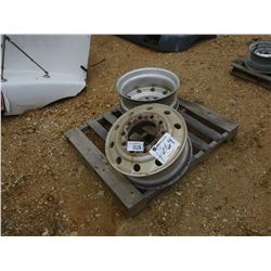 (2) 22.5 ALUMINUM RIMS
