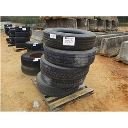 (5) 295/75R22.5 TIRES