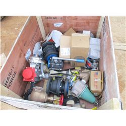 1- BOX MISC SIZES AND TYPES OF VALVES (UTLITY COMPANY OWNED)