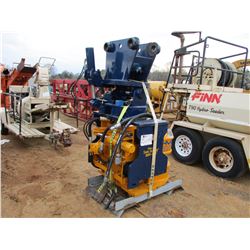 HMC SP-50 SONIC SIDE GRIP, PILE DRIVER, SHEET PILE IMPLEMENT, FITS HYD EXCAVATOR, CONTROL IN OFFICE
