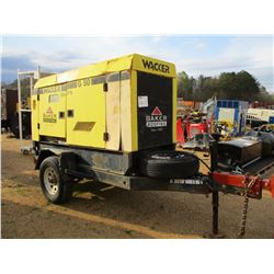 WACKER G50 GENERATOR, VIN/SN:5116988 - JOHN DEERE DIESEL ENGINE, TRAILER MTD