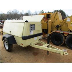INGERSOLL-RAND P185 AIR COMPRESSOR, VIN/SN:311284U0K221 - DIESEL ENGINE, METER READING 61 HOURS