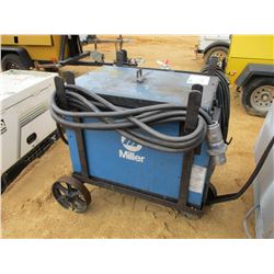 MILLER GOLD STAR 452 ELECT WELDER MTD ON DOLLEY W/WELDING LEADS