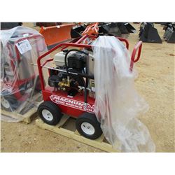 MAGNUM 400 GOLD HOT WATER PRESSURE WASHER, - 15 HP GAS ENGINE, 2 DIESEL BURNER
