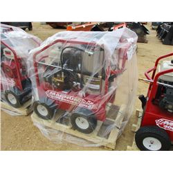 MAGNUM 400 GOLD HOT WATER PRESSURE WASHER, - 15 HP GAS ENGINE, 2 DIESEL BURNER