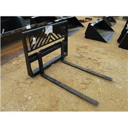 FORK ATTACHMENT FITS SKID STEER LOADER