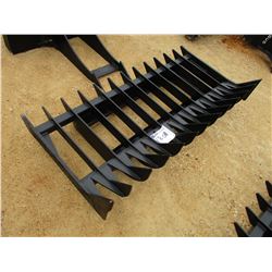 ROOT RAKE FOR SKID LOADER 34.5 X 69.625