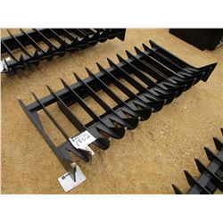 ROOT RAKE FOR SKID LOADER 34.5 X 69.625