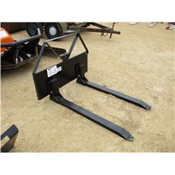 TITAN 48" FORK ATTCH, FITS SKID STEER LOADER
