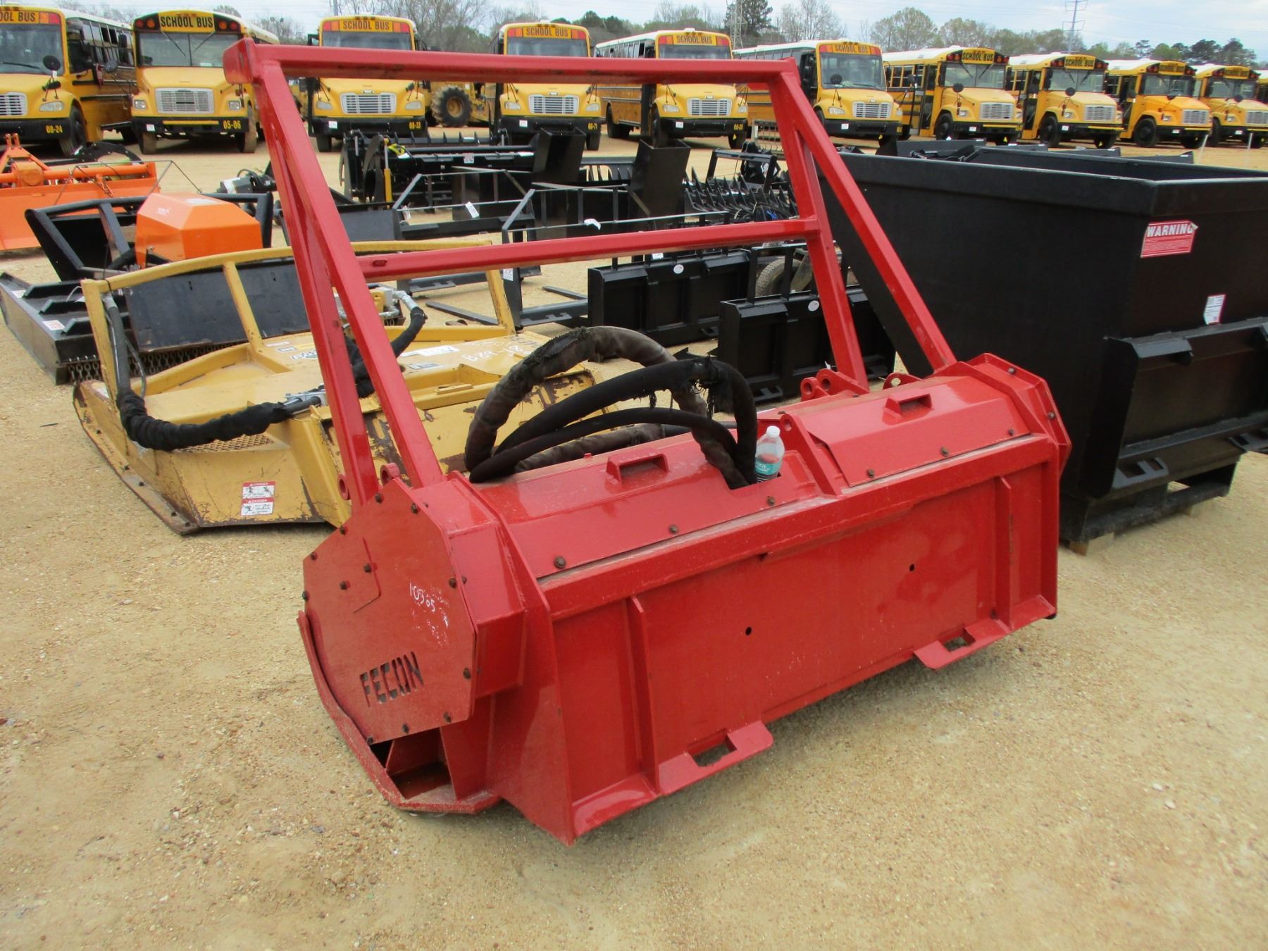 FECON 74" MULCHER ATTACHMENT, FITS SKID STEER LOADER J.M. Wood