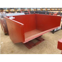 HEAVY DUTY 4.0 CU YD SELF DUMPING HOPPER, 6,000# CAPACITY