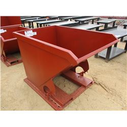 STANDARD DUTY 1.5 CUBIC YARD SELF DUMPING HOPPER, 4,000# CAPACITY