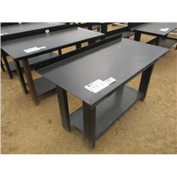29.5" X 60" HEAVY DUTY WORK BENCH WITH SHELF