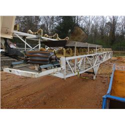 36" X 80' CONVEYOR (2 SECTIONS) W/ (2) 42" ROLLERS