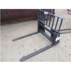 FORK ASSEMBLY, - 48", FITS SKID STEER LOADER (UTILITY COMPANY OWNED)