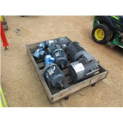 (8) MISC SIZE ELECTRIC MOTORS