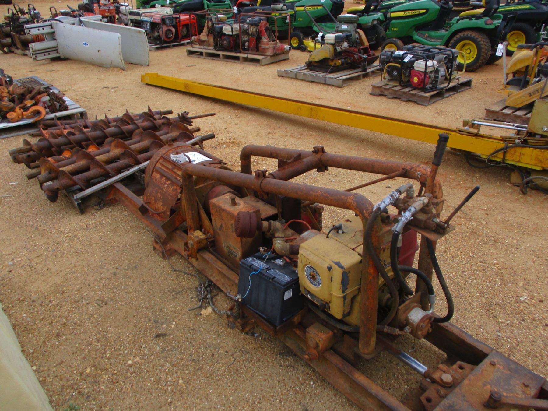 MCLAUGHLIN ML16 BORING MACHINE, W/ GAS ENGINE AND BITS J.M. Wood