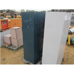 (2) METAL CABINET