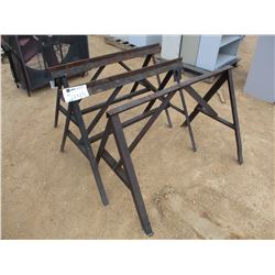 (3) 48" METAL SAW HORSE